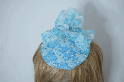 Fascinator or Mini Hat Blule
