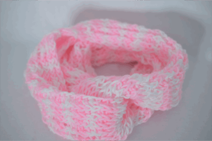 Knitted Scarf Pink